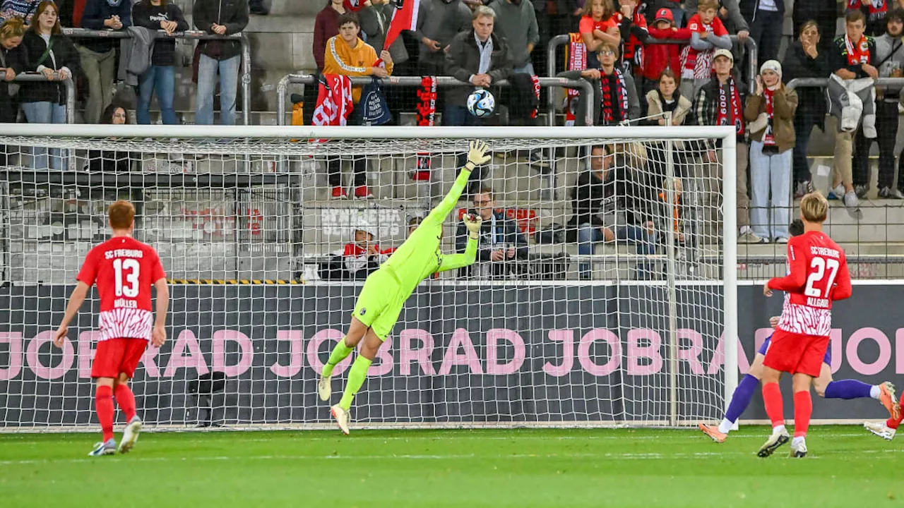 Aue gegen Freiburg II gefordert