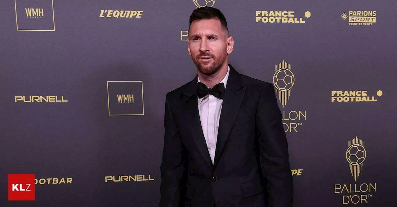 Ballon d‘Or:Lionel Messi ist zum achten Mal Weltfußballer des Jahres