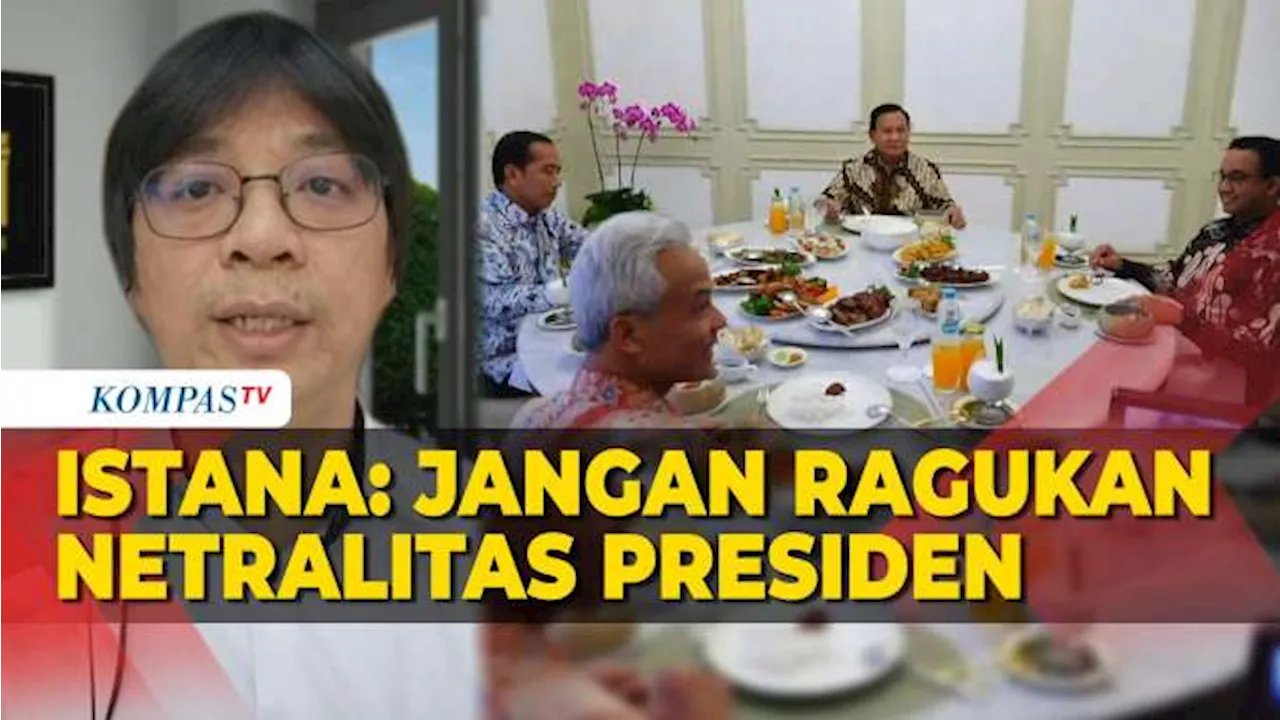 Istana Ungkap Niat Jokowi Ajak Tiga Bacapres Makan Siang di Istana