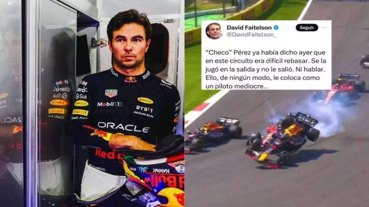 ¿Qué le dijo David Faitelson a Checo Pérez luego de abandonar inesperadamente el GP de México?