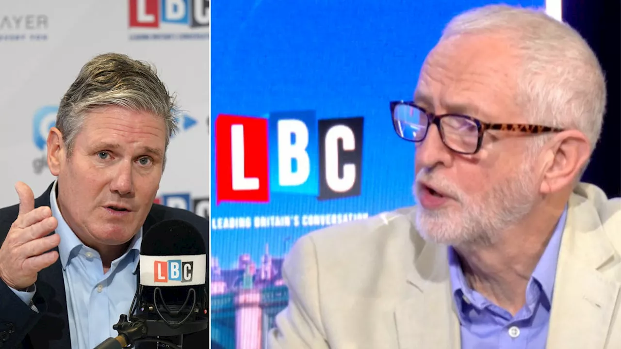 Jeremy Corbyn labels Keir Starmer a 'disgrace' over Israel-Gaza stance