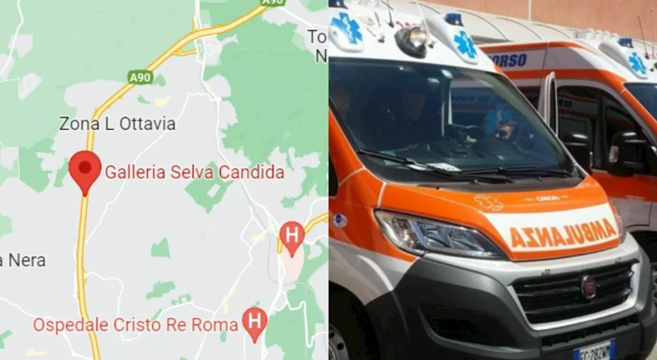 Roma, auto investe tre operai sul Gra: un morto. Traffico rallentato sulla corsia esterna