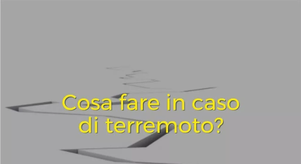 Terremoto, cosa fare in caso di scossa: i 7 consigli della Protezione Civile