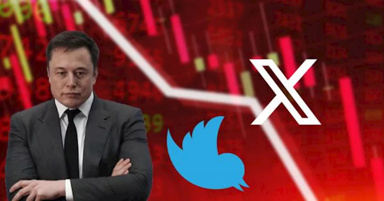 Twitter sigue cayendo, su valor es de $19 MMDD; Elon Musk pagó $44 MMDD