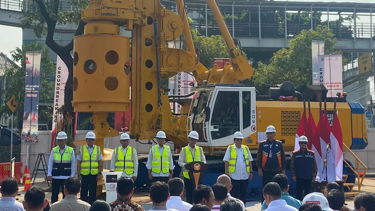 Mulai Dibangun, LRT Jakarta Velodrome-Manggarai Ditargetkan Rampung 2026