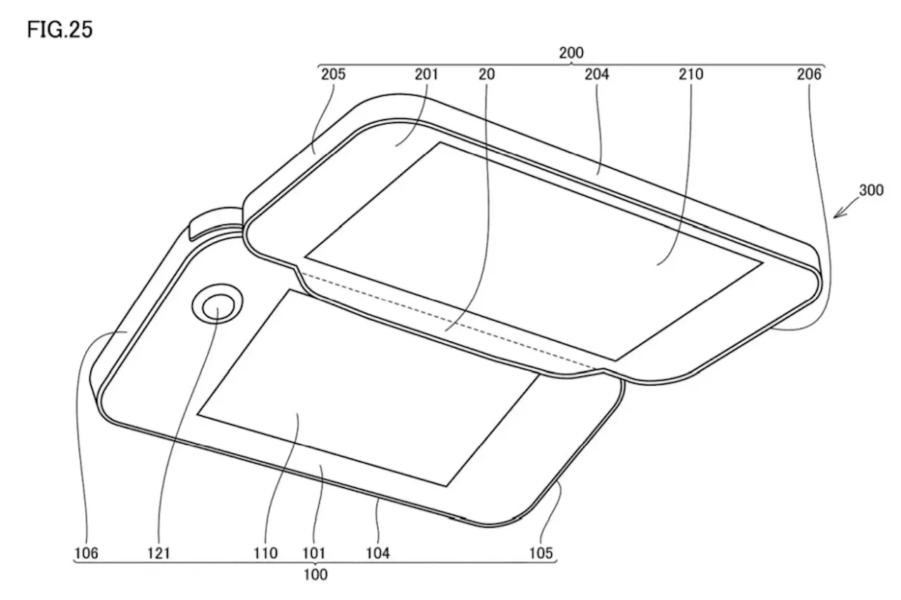 Nintendo Patent Describes Detachable Dual Screen Handheld