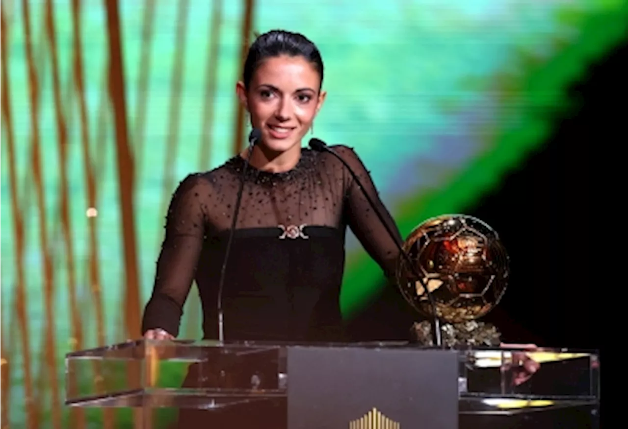 Spain star Bonmati toasts 'unique year' after winning Women's Ballon d'Or