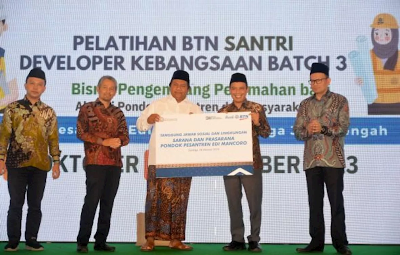 Pelatihan BTN Santri Developer di Pondok Pesantren Edi Mancoro