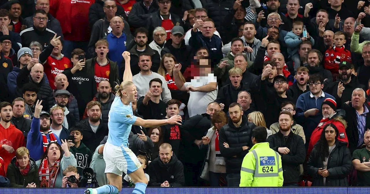 Man pictured 'throwing missile' at Erling Haaland following derby goal arrested