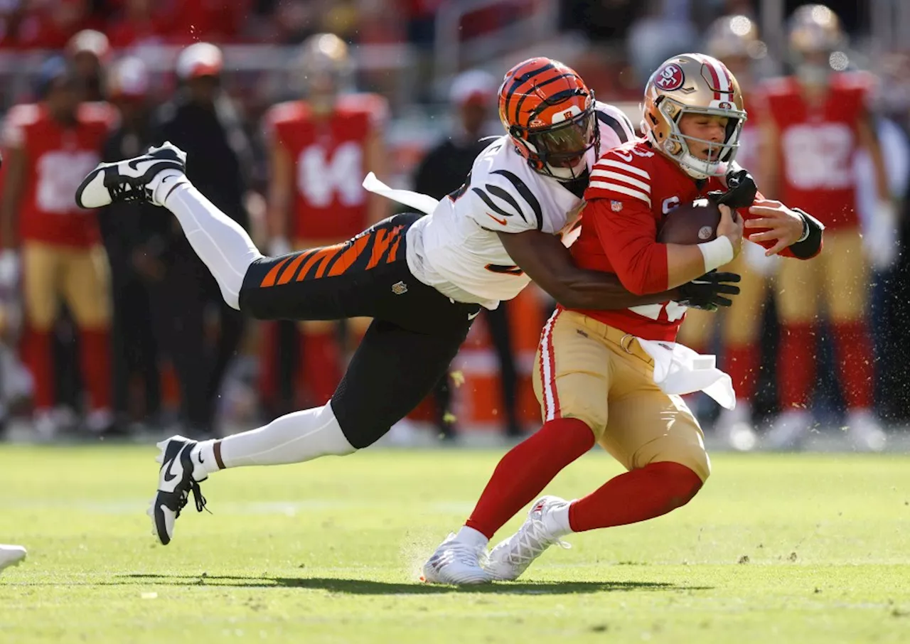 Photos: 49ers’ third straight loss, 31-17 fall to the Cincinnati Bengals at Levi’s Stadium