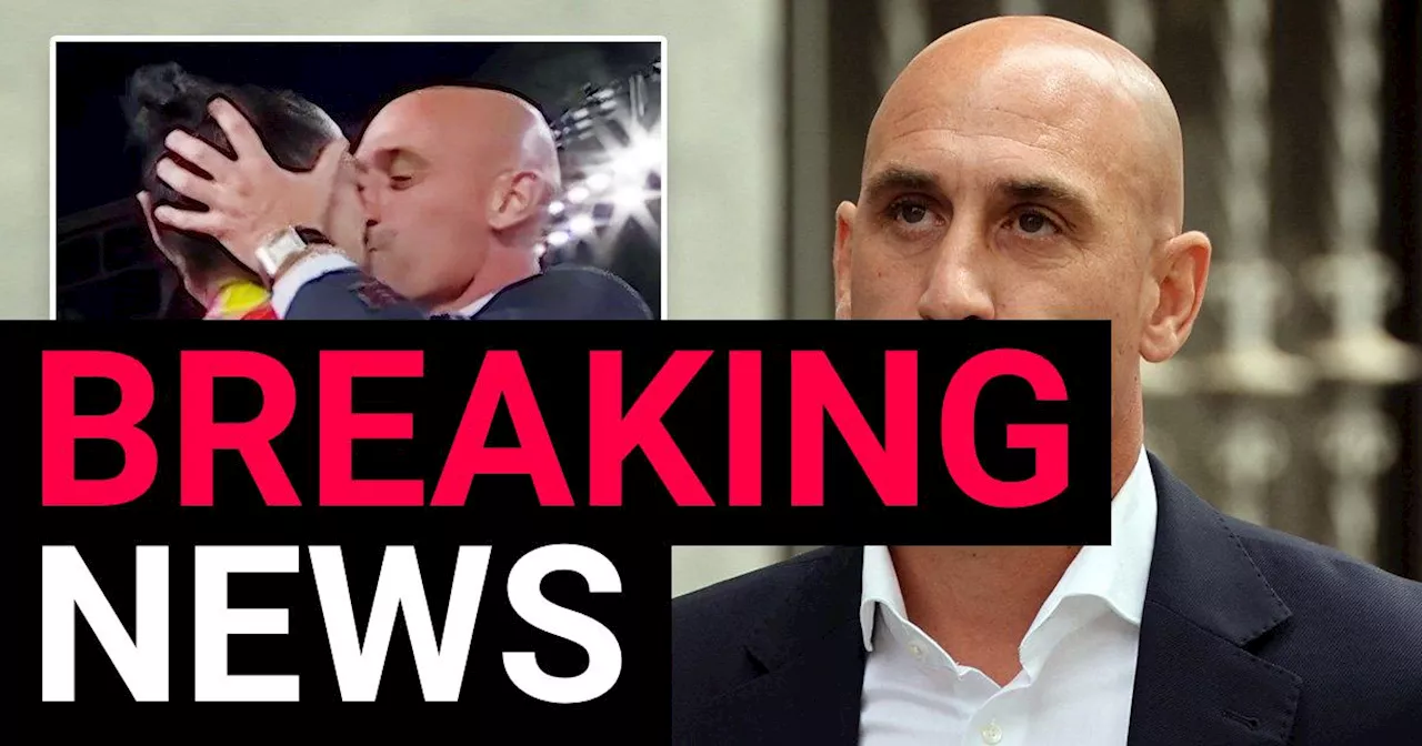 Luis Rubiales given three-year-ban by Fifa over Jenni Hermoso kiss