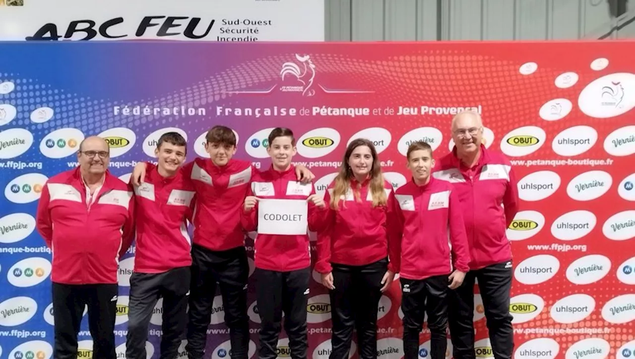 Les cadets de l'ASBM Pétanque manquent le coche au championnat national des clubs en Charente