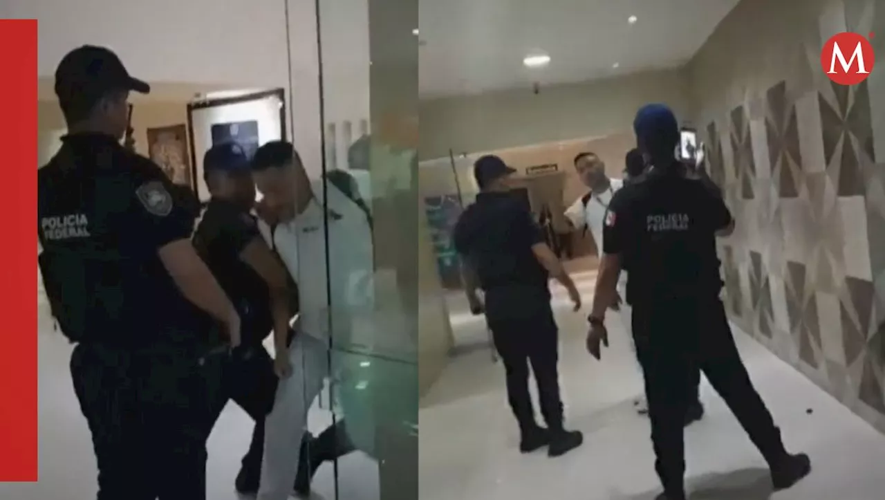 Captan presunta agresión de policías federales a enfermero del IMSS en Monterrey