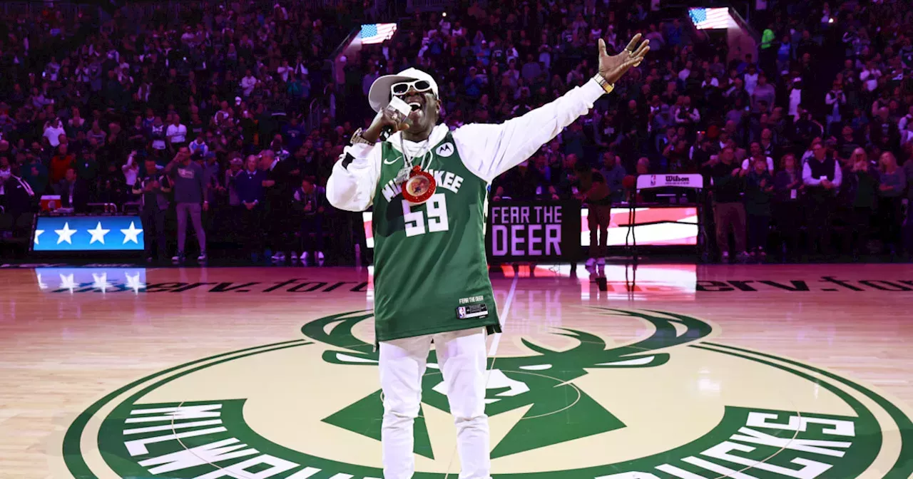 Flavor Flav Delivers Viral National Anthem Performance At Bucks Hawks