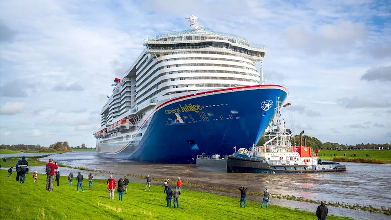 Erste Reise: 'Carnival Jubilee' hat Meyer Werft verlassen