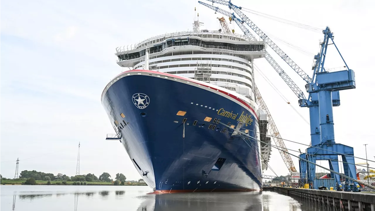 Meyer Werft will 'Carnival Jubilee' heute über Ems überführen