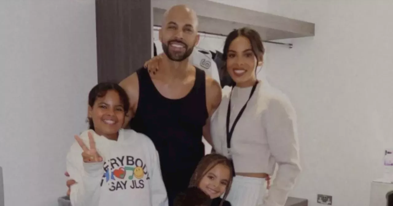 Rochelle Humes supports Marvin at JLS concert with three kids in adorable moment