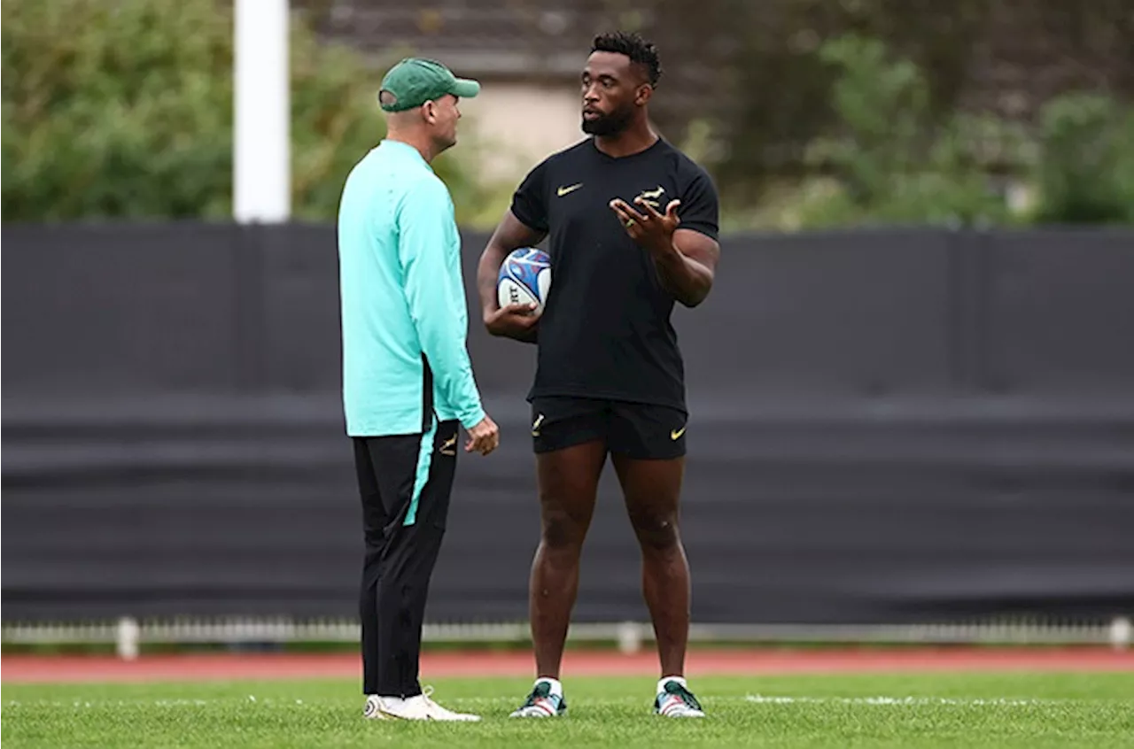 'We love you, not as a coach, but as a person,' says Kolisi as Boks bid farewell to Nienaber