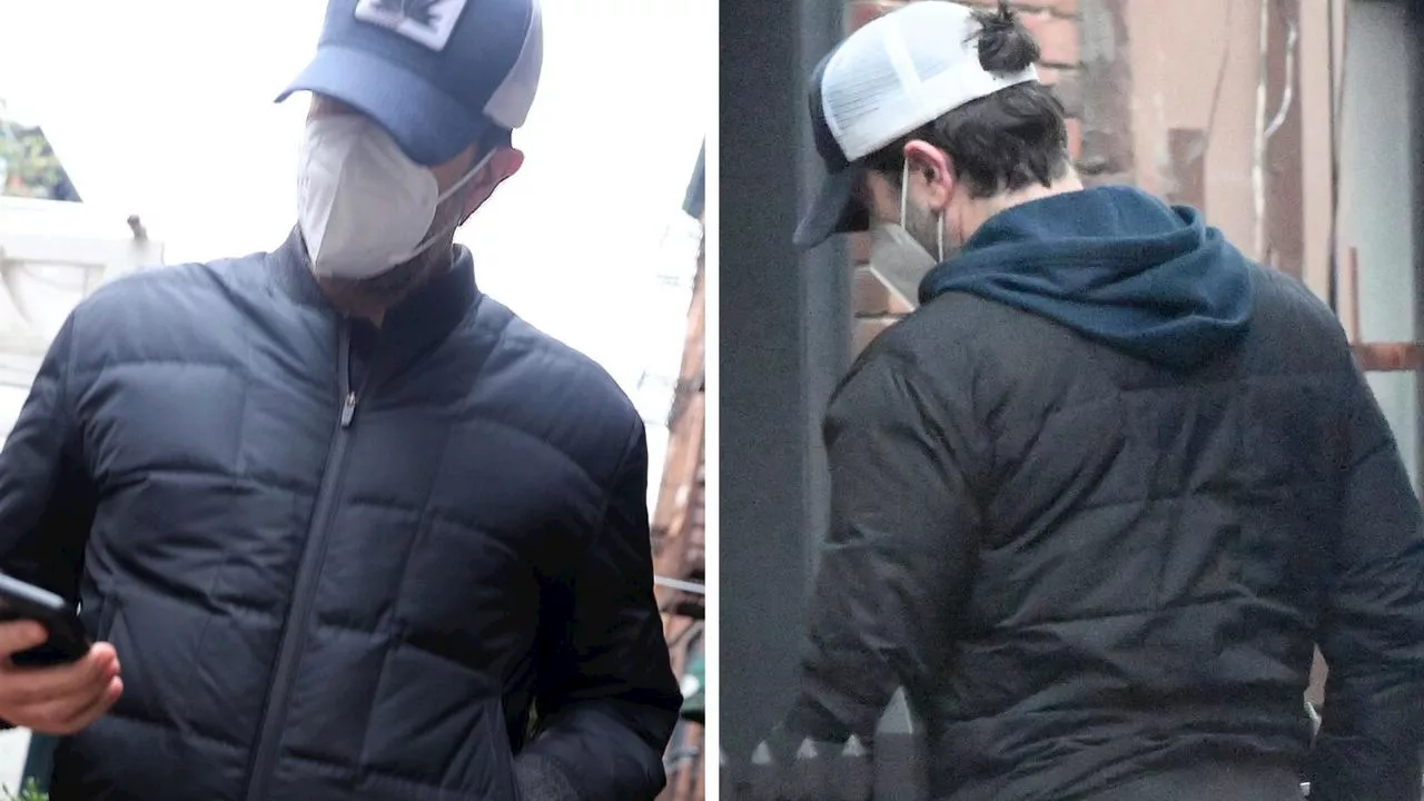 David Schwimmer spotted wearing mask and puffer jacket in New York