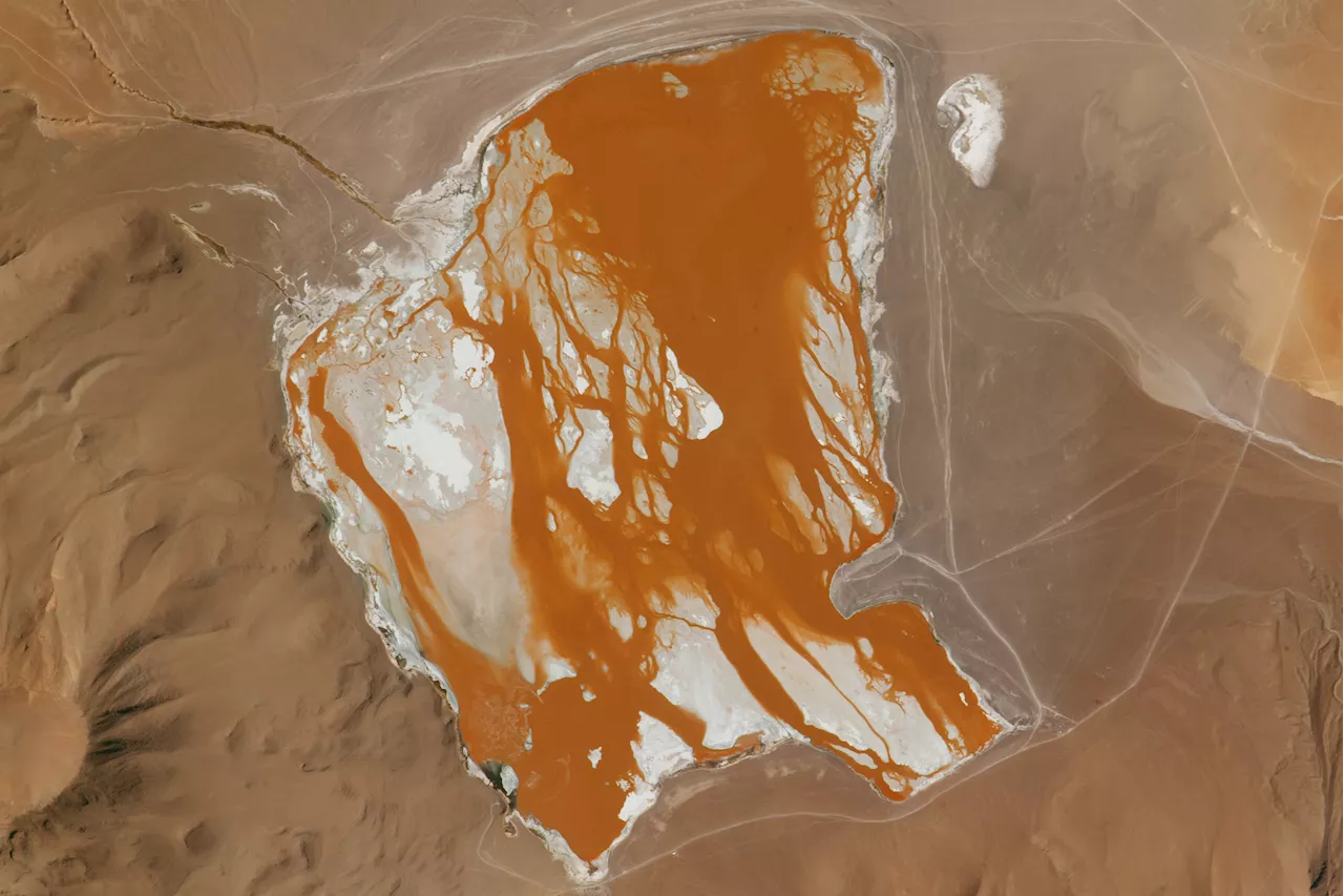 Space Station Photos Reveal Earth's 'Bloody' Lakes