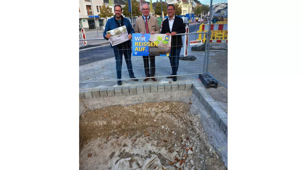 550.000 Euro Landesförderung für Amstettner Hauptplatz