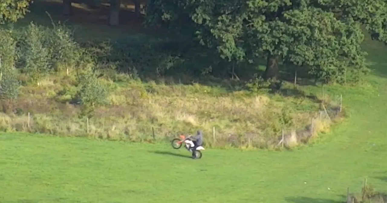 Police called to town after reports of off road bikers in park