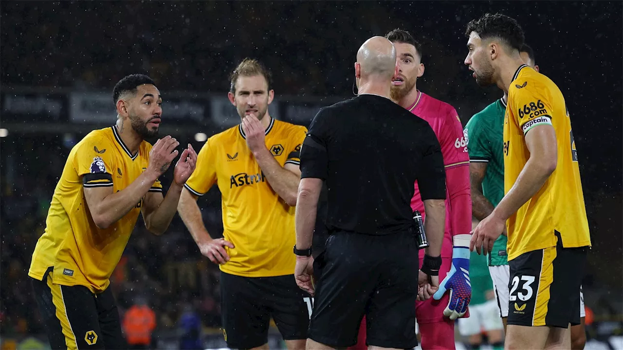 Former top referee rules on this controversial Wolves v Newcastle incident