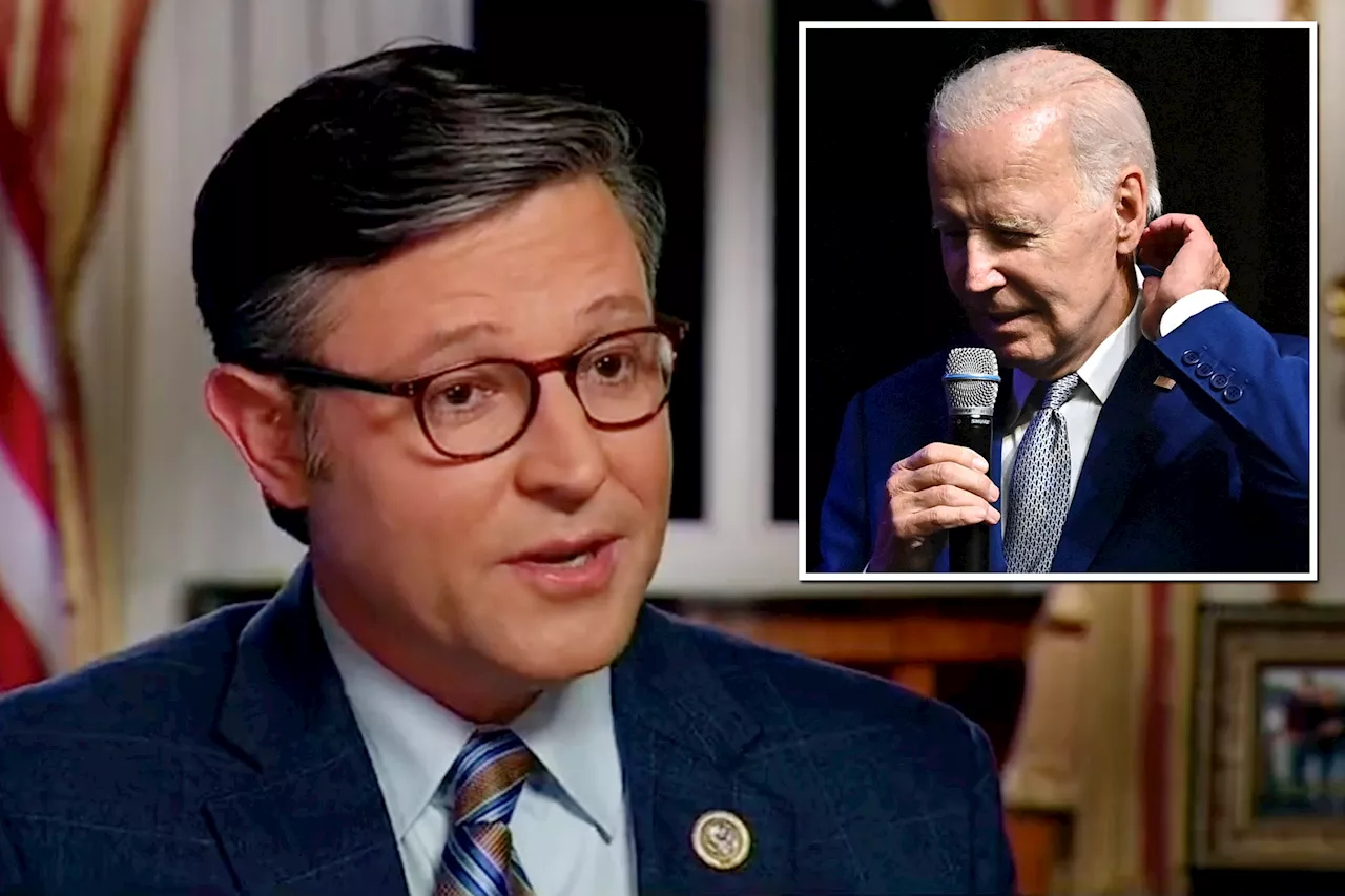 House Speaker Mike Johnson says it's 'very likely' Biden committed impeachable offenses