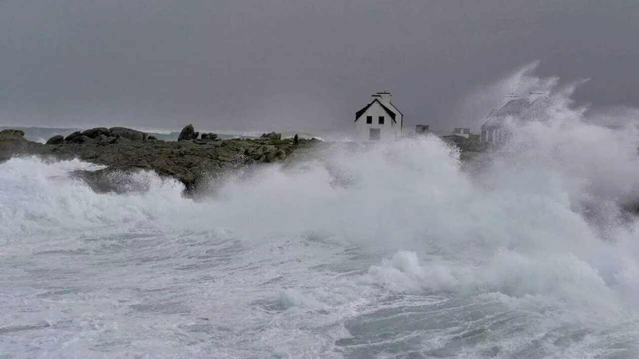 Le Finistère en vigilance jaune crues et vagues-submersion, lundi et mardi