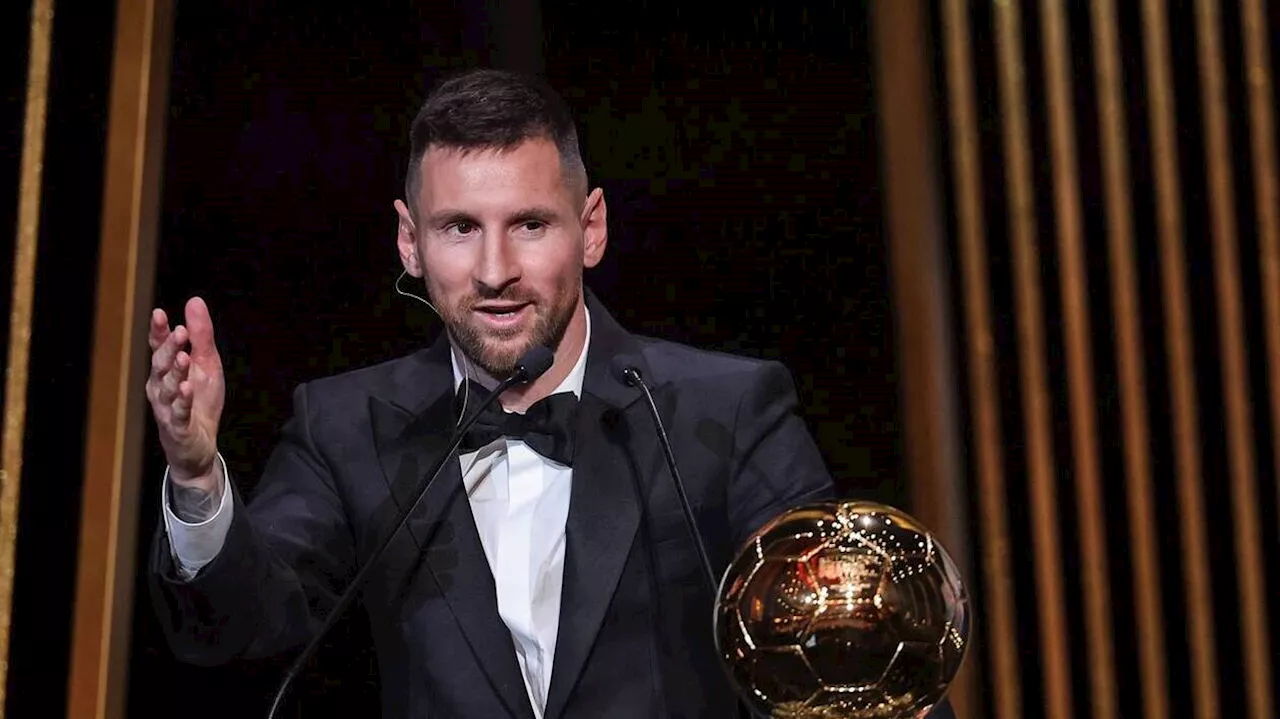 Lionel Messi remporte le Ballon d'or 2023