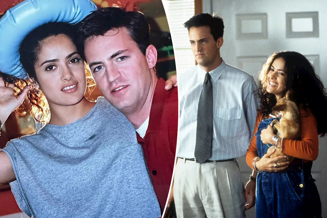 Shocked Salma Hayek reminisces on 'special bond' with 'Fools Rush In' co-star Matthew Perry after his death