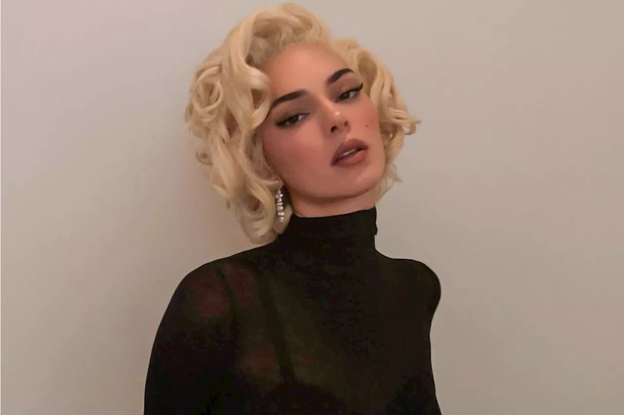 Kendall Jenner Dons Blonde Bob for Marilyn Monroe Costume: 'Happy Birthday, Mister President'