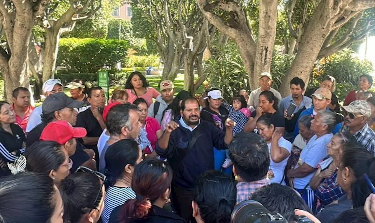 Comerciantes del Tianguis Che Guevara en Irapuato exigen cesar favoritismos en la Dirección de Mercados