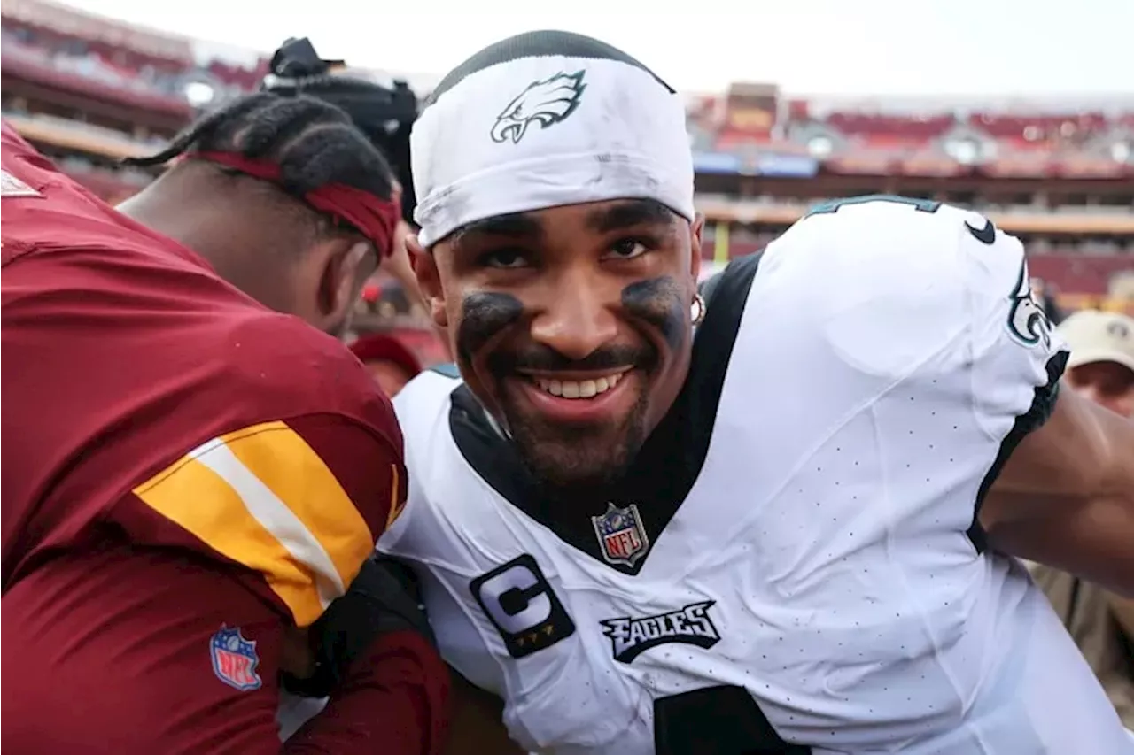 Eagles grades: Jalen Hurts shows grit in victory; A.J. Brown shows incredible skills