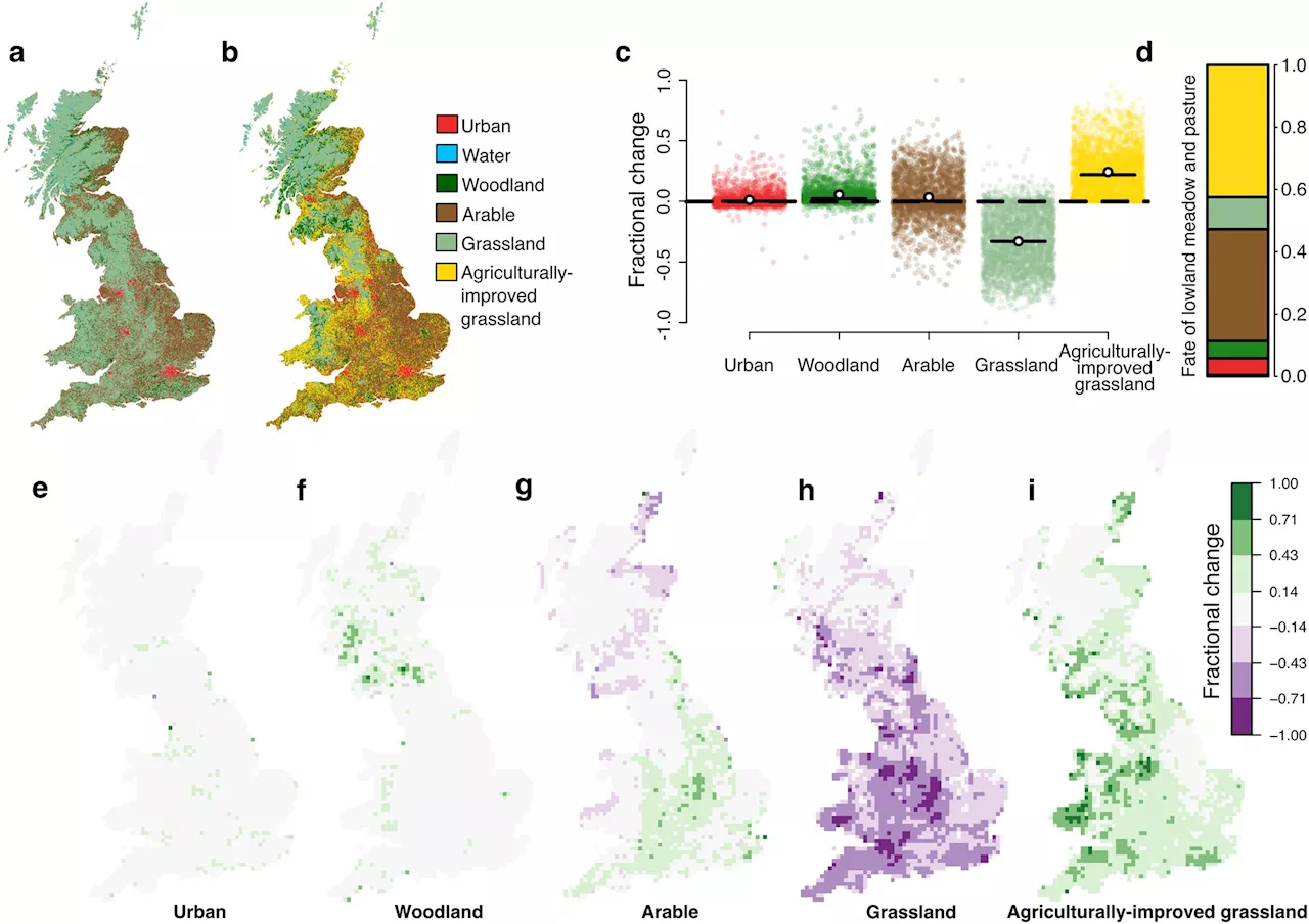 New map of 20th-century land use in Britain helps researchers demystify biodiversity change