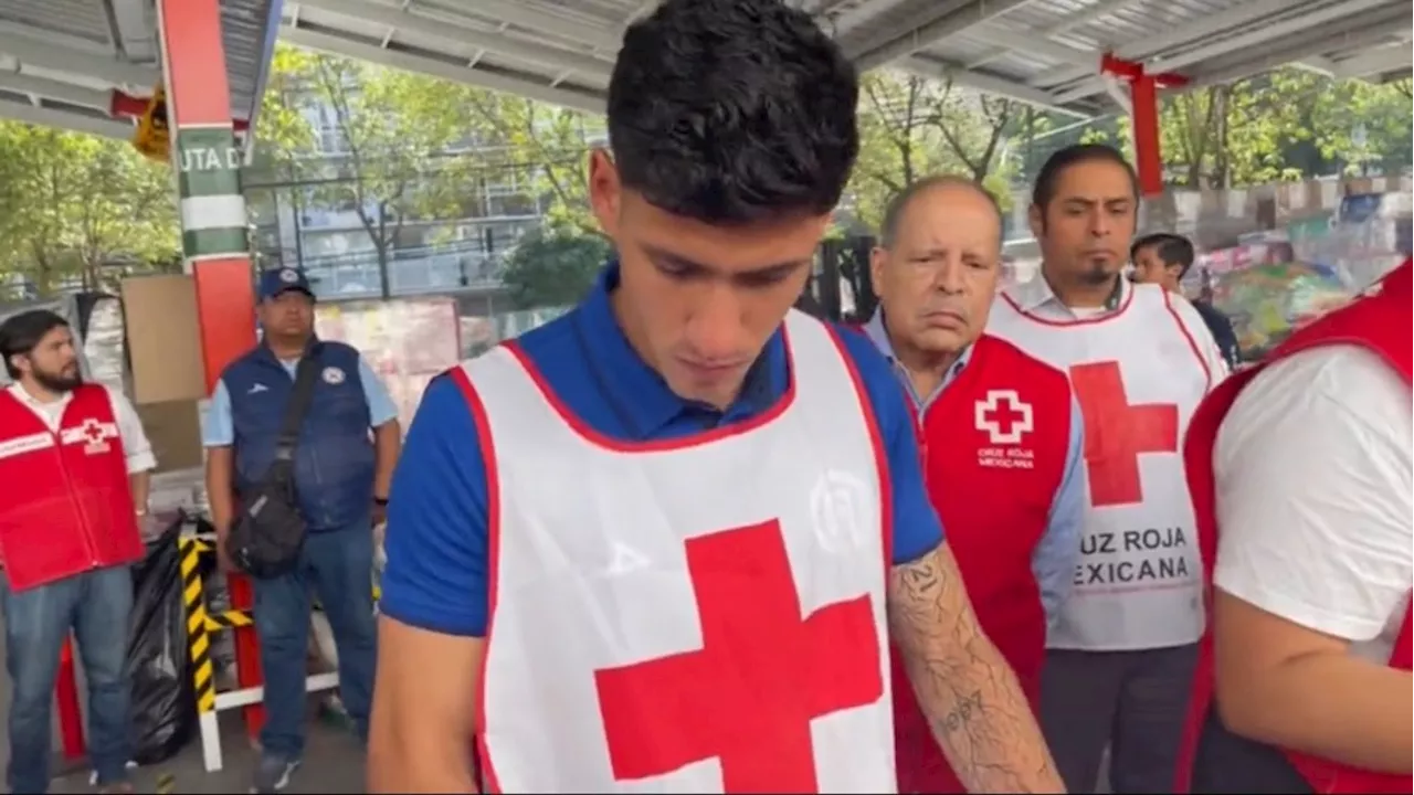 Cruz Azul entrega víveres en centro de acopio para damnificados por huracán Otis