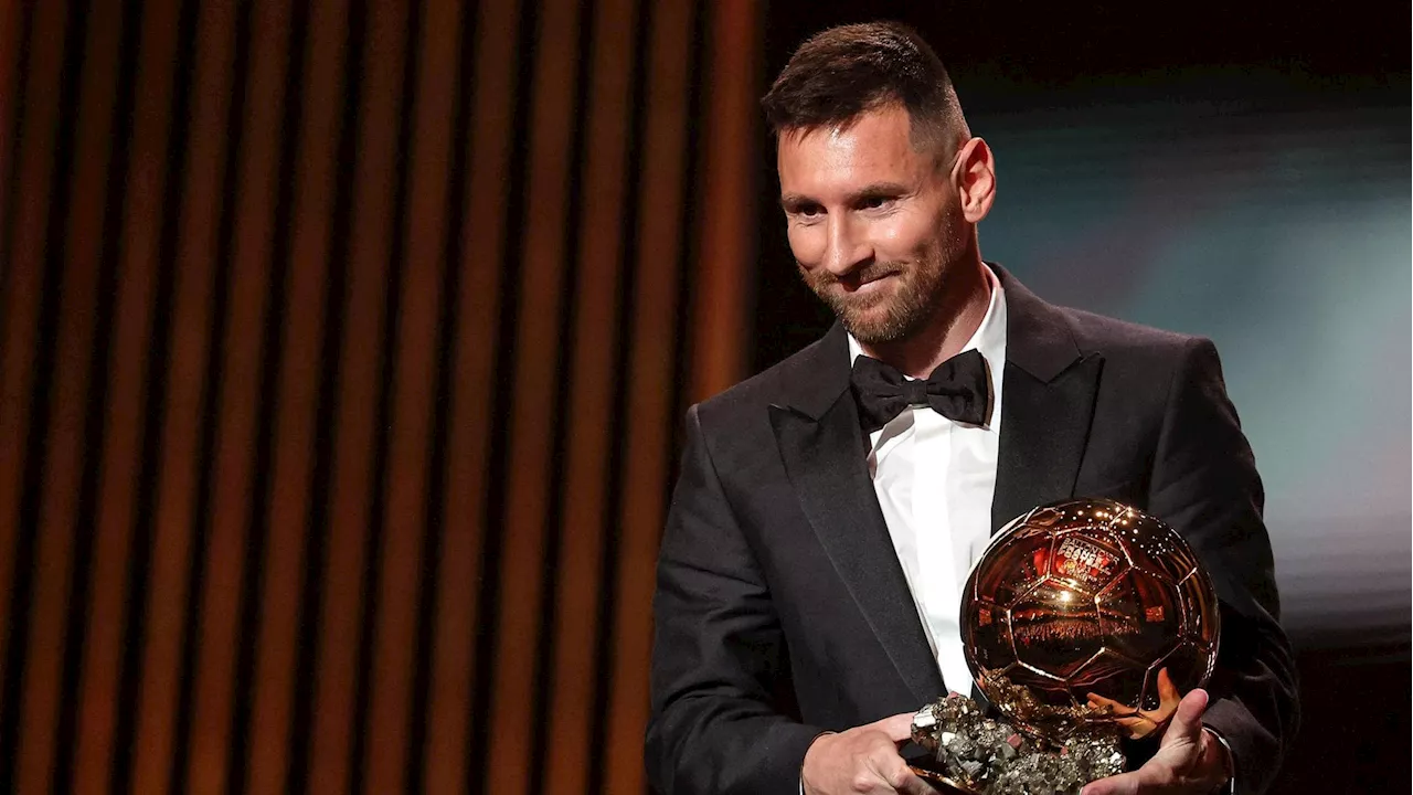 Lionel Messi vince il Pallone d’Oro per l’ottava volta