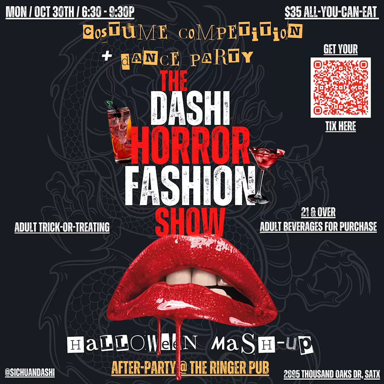 DASHI Horror Fashion Show: A Halloween Party Mash-Up