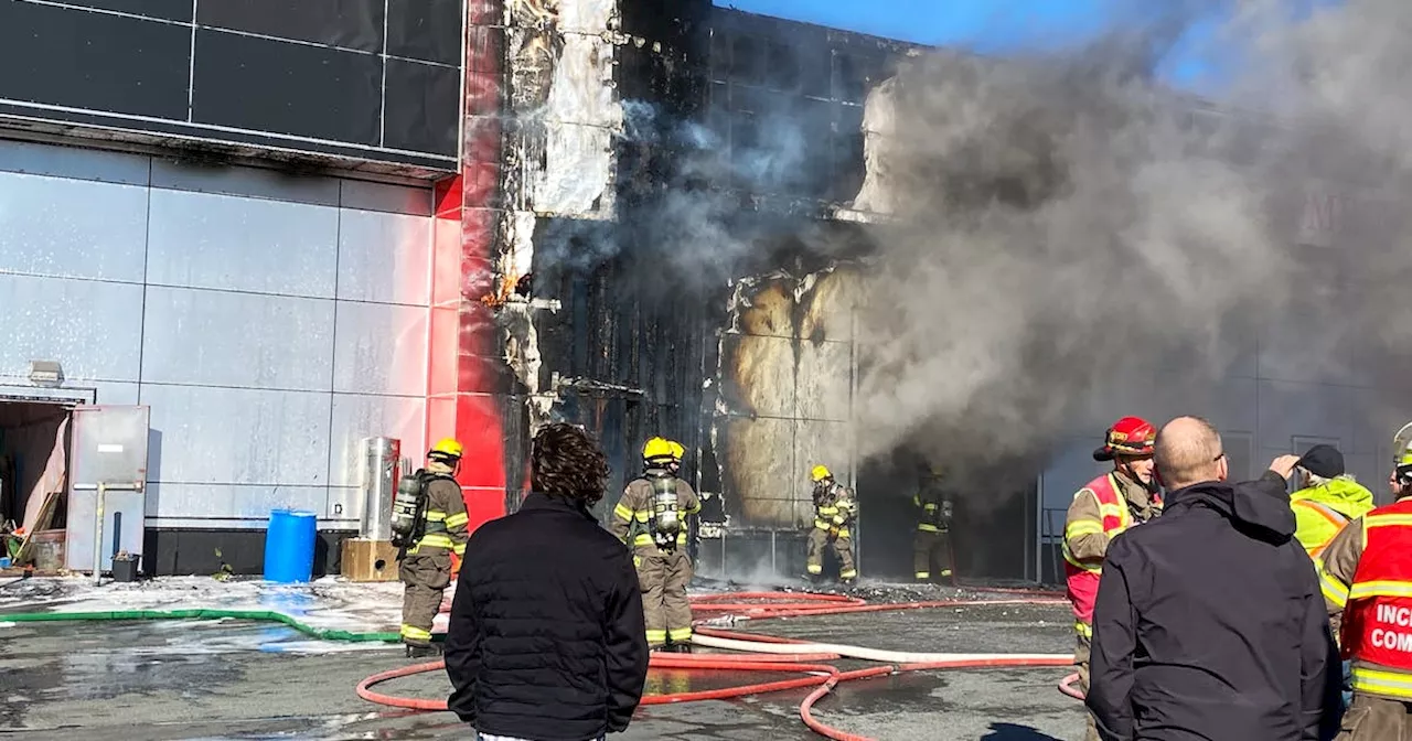 Firefighters Battle Commercial Structure Fire in St. John's