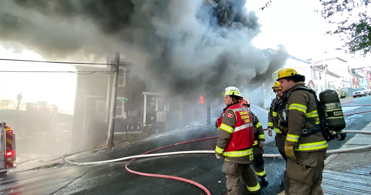 Firefighters battling massive fire on Lime Street in St. John’s