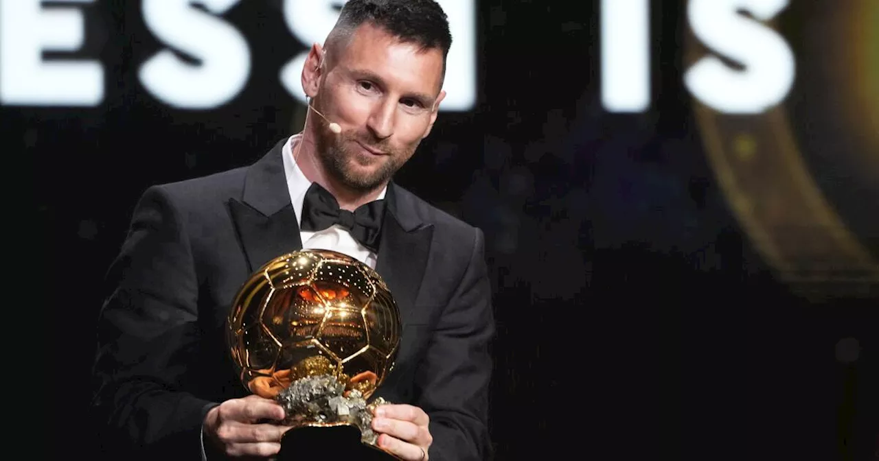 Messi extiende su récord y se lleva su octavo Balón de Oro; Bonmati gana el trofeo femenino