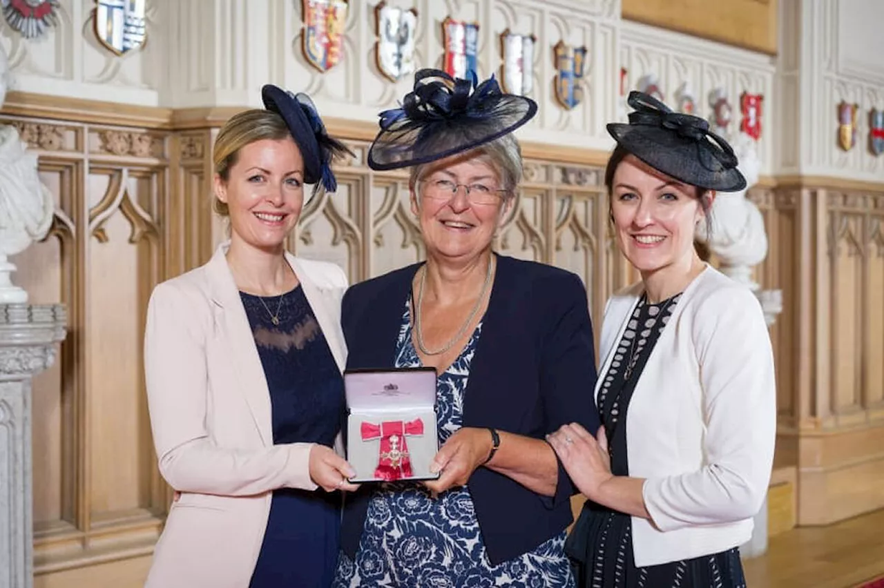 Councillor and campaigner Heather Kidd receives MBE from Princess Royal