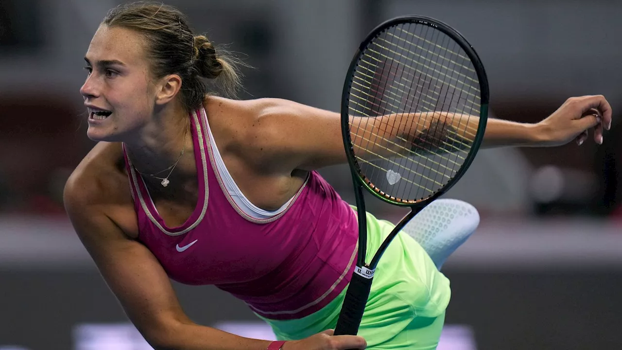 Aryna Sabalenka Criticizes WTA Finals Organization