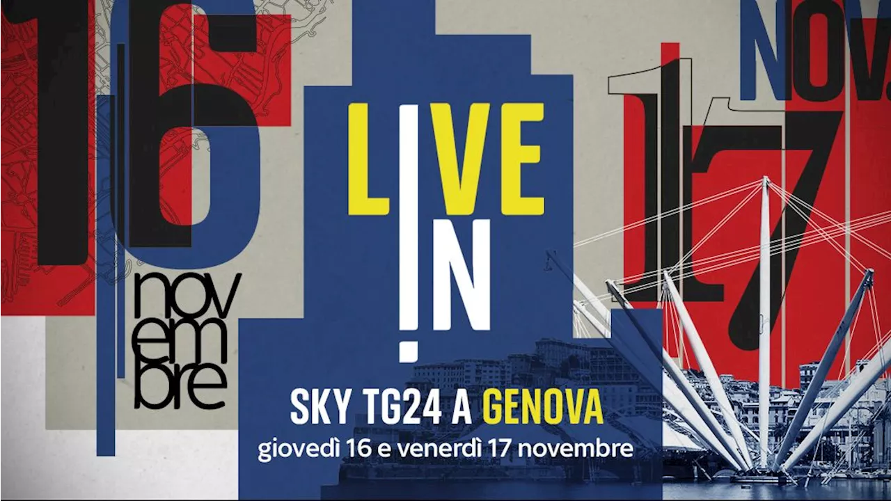 Sky TG24 Live In Genova 2023: programma, ospiti e iscrizioni