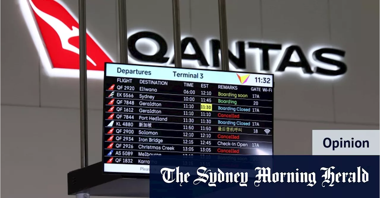 Qantas’ defence to selling tickets on ghost flight fails the pub test dismally