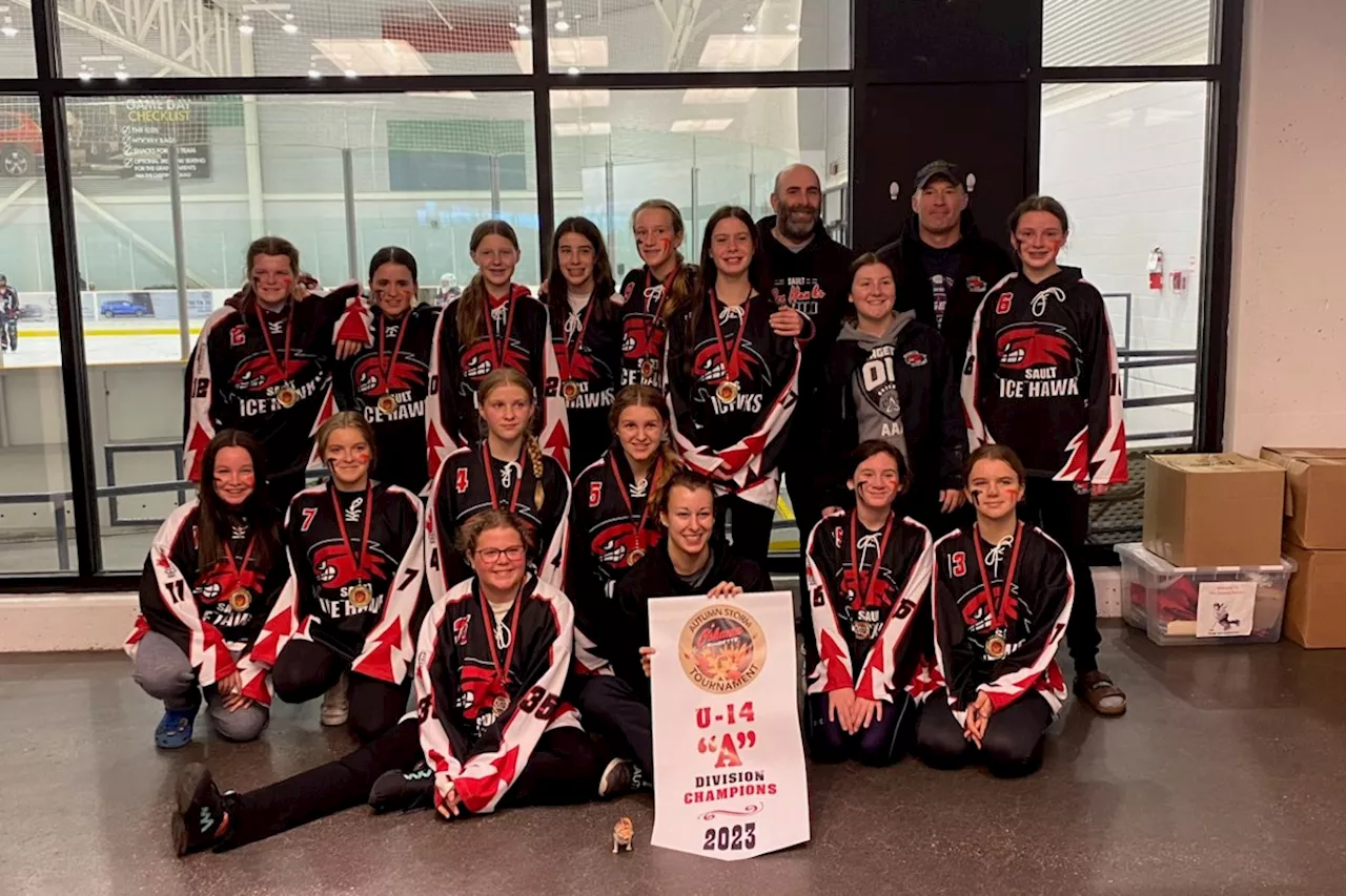 U14A Sault Ice Hawks Win Gold in Oshawa Ringette Tournament