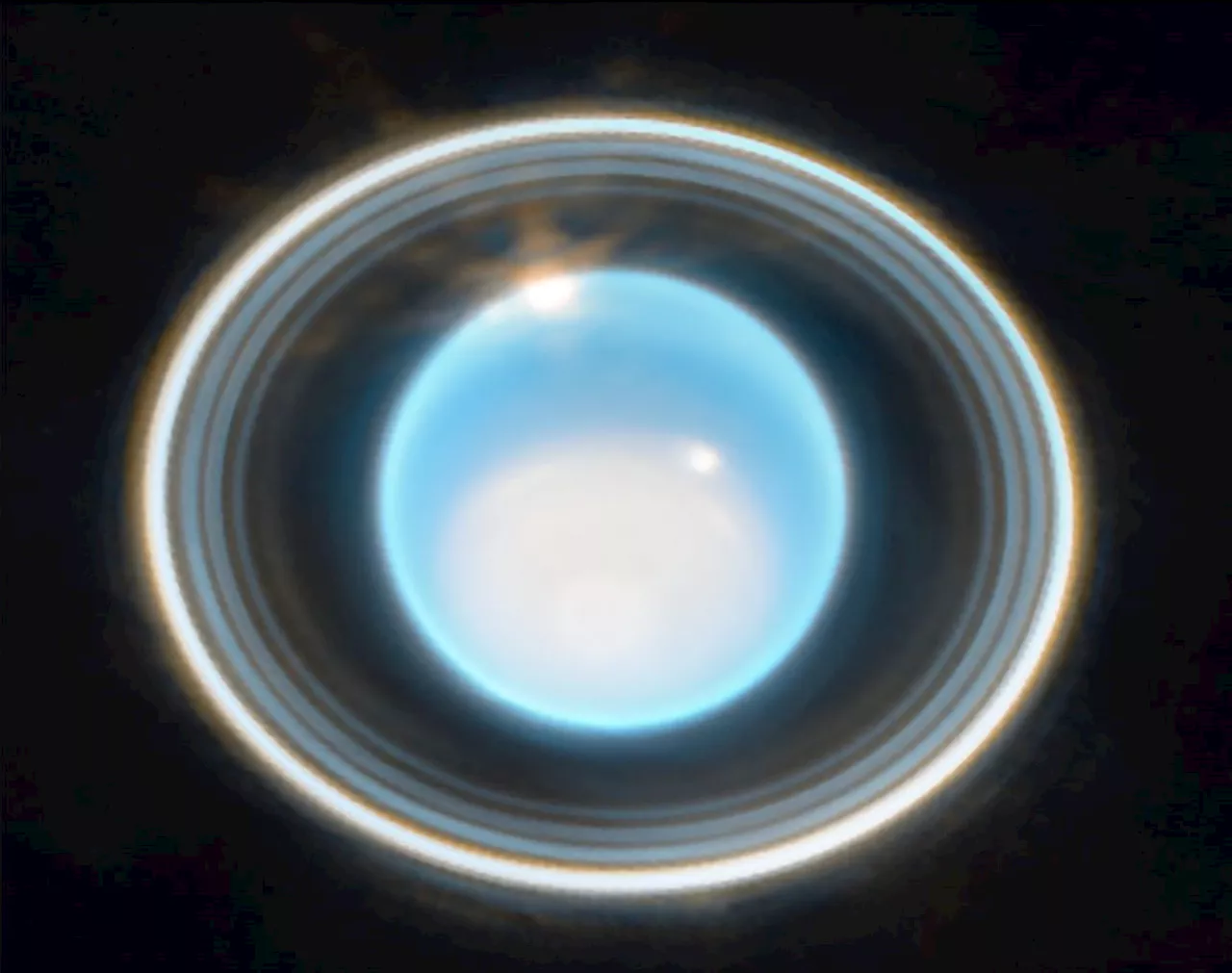 The rings of Uranus are being held back by its pesky moons