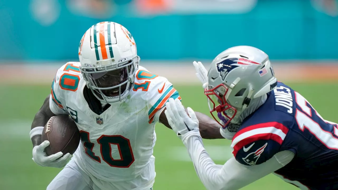 Miami Dolphins besiegen New England Patriots mit historischer Bestmarke