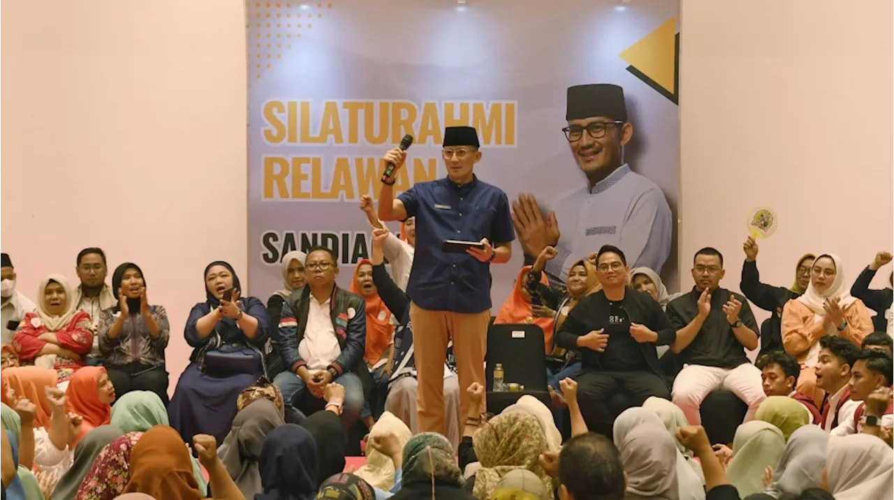 Jadi Dewan Pakar TPN, Sandiaga Gandeng Relawan Pendukungnya di Pemilu 2019 untuk Menangkan Ganjar-Mahfud