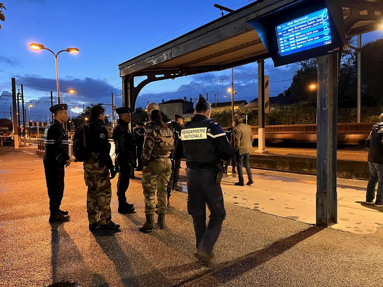 Langon : les gendarmes organisent une opération de sécurité XXL pour « mettre du bleu » dans les rues